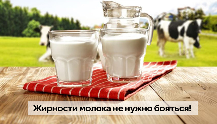 Жирность молока отложится в бока?