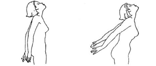 Уродливая гримаса (проработка мышц шеи, рук и спины)