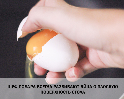 1 Лайфхак: Как разбить яйцо