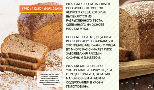 Состав и полезные свойства хлеба Ржаного