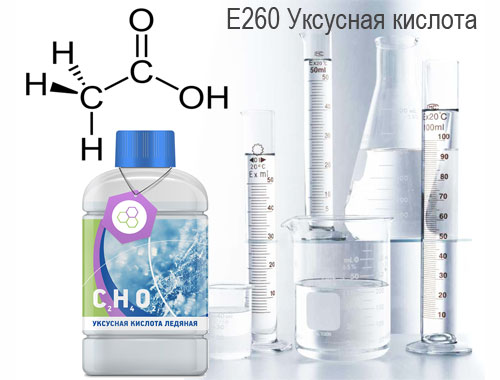 Общая характеристика Е260 Уксусной кислоты