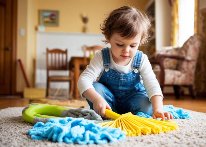 Должен ли ребенок помогать убираться