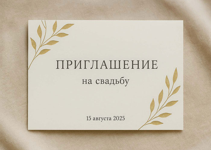 Свадьба своими силами