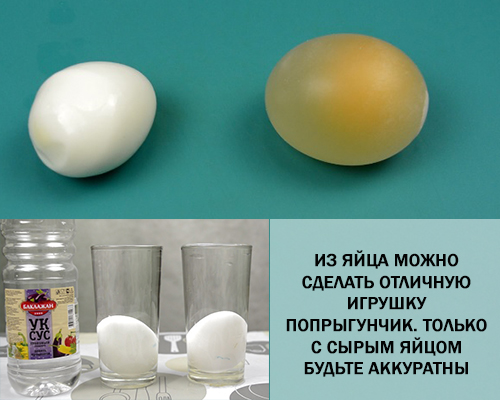 15 Лайфхак: Резиновое яйцо-попрыгунчик