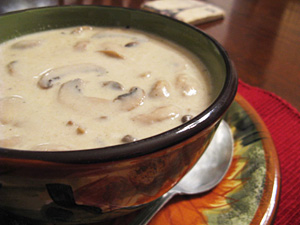 Грибной суп-пюре из шампиньонов