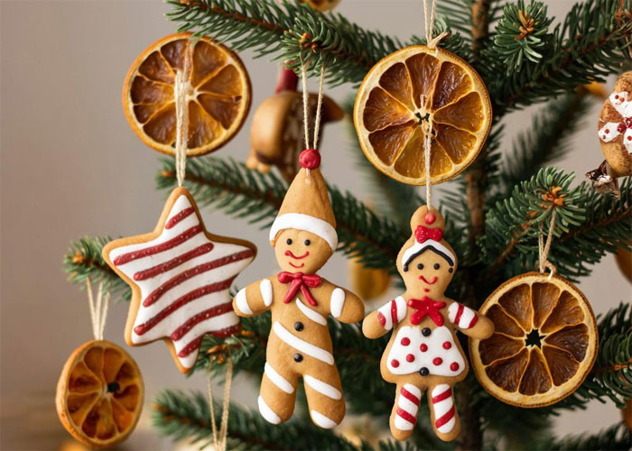 Съедобные украшения на елку своими руками