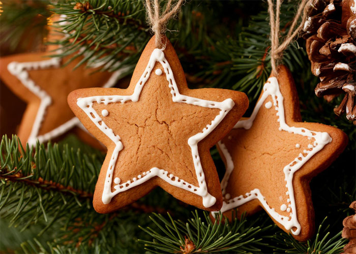 Звездочки из меда с корицей