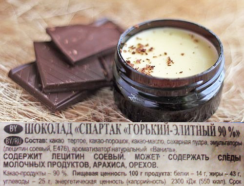 Пальмовое масло в производстве шоколада