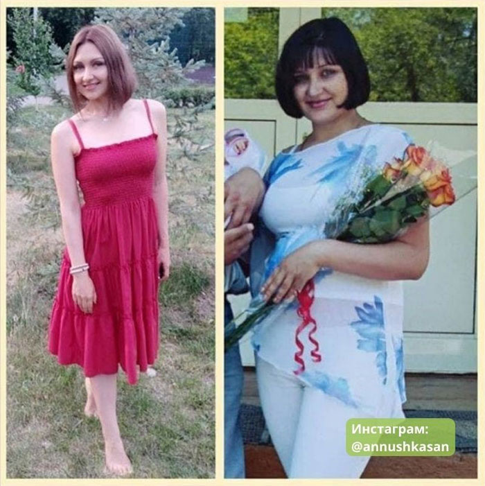 Анна похудела на 30 кг после рождения трех детей