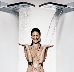 Контрастный душ - чередование горячей и холодной воды