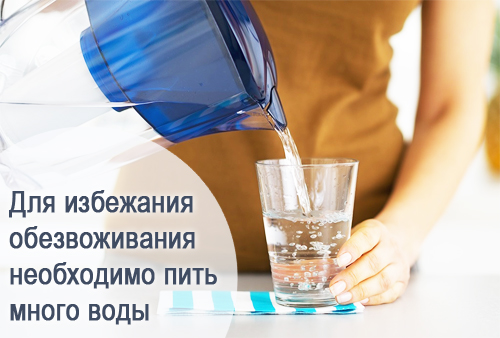 Пейте много чистой воды