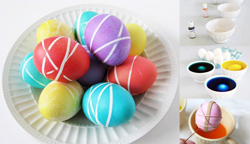 Как красить яйца пищевыми красителями