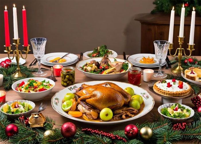 Новогодние горячие блюда в год Огненной Лошади (2026)