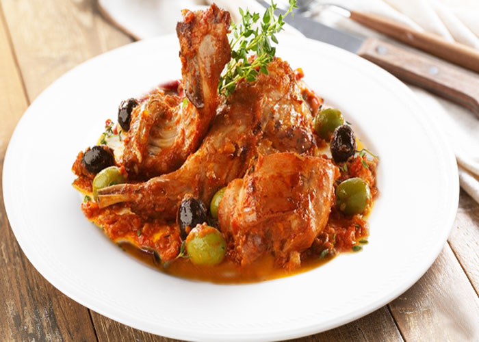 Кролик в вине