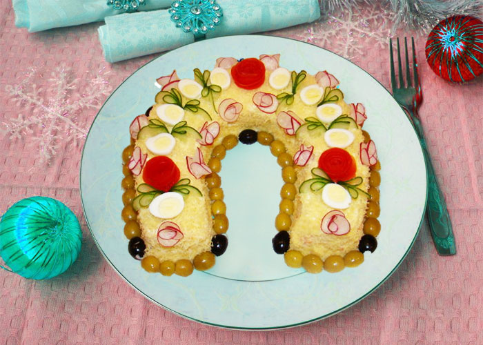 Салат «Подкова»