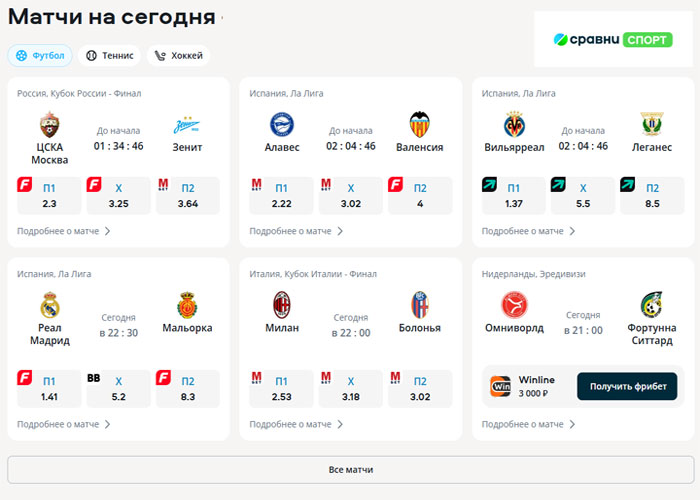 Преимущества для спортивных фанатов