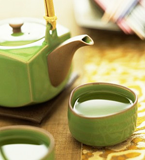 Разгрузка на зеленом чае