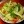 Салат из семги, огурцов и кресс-салата