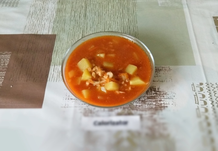 Густой суп с чечевицей и булгуром