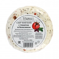 Сыр Избёнка (ВкусВилл) с томатом и базиликом мягкий 45%