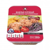 Куриный шашлык Домашний Очаг с картофелем зарумяненным