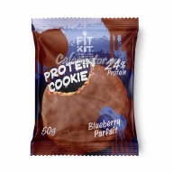 Печенье FITKIT Choco Protein Cookie Blueberry Parfait (Черничное Парфе)