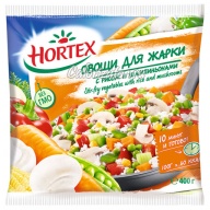 Овощи для жарки Hortex с рисом и шампиньонами