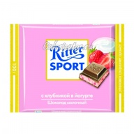 Шоколад Ritter Sport молочный с клубникой в йогурте