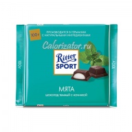 Шоколад Ritter Sport темный с мятой