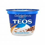 Йогурт Савушкин TEOS греческий Злаки с клетчаткой льна 2%
