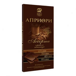 Шоколад Априори Ассорти горького шоколада