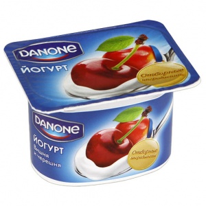 Йогурт Danone Вишня и черешня
