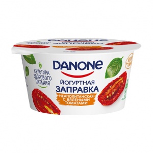 Йогуртная заправка Danone Неаполитанская с вялеными томатами
