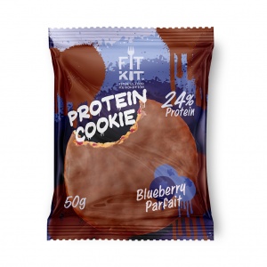 Печенье FITKIT Choco Protein Cookie Blueberry Parfait (Черничное Парфе)