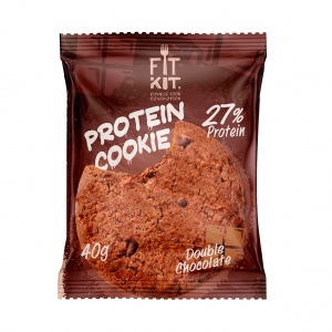 Печенье FITKIT Protein Cookie Double Chocolate (Двойной Шоколад)