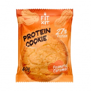 Печенье FITKIT Protein Cookie Peanuts Caramel (Арахис-Карамель)