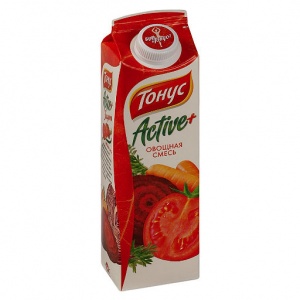 Сок овощная смесь Тонус Active