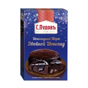Смесь для выпечки С.Пудовъ Шоколадный торт Двойной шоколад
