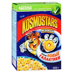 Готовый завтрак Nestle Kosmostars звездочки и галактики медовые