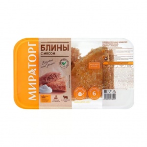 Блины Мираторг с мясом