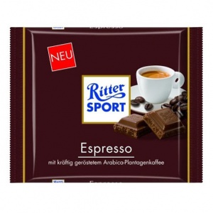 Шоколад Ritter Sport молочный Эспрессо