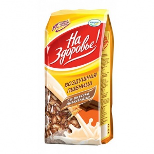 Пшеница воздушная На Здоровье! со вкусом шоколада
