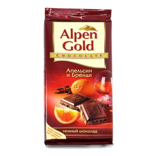 Шоколад Alpen Gold Апельсин и Бренди
