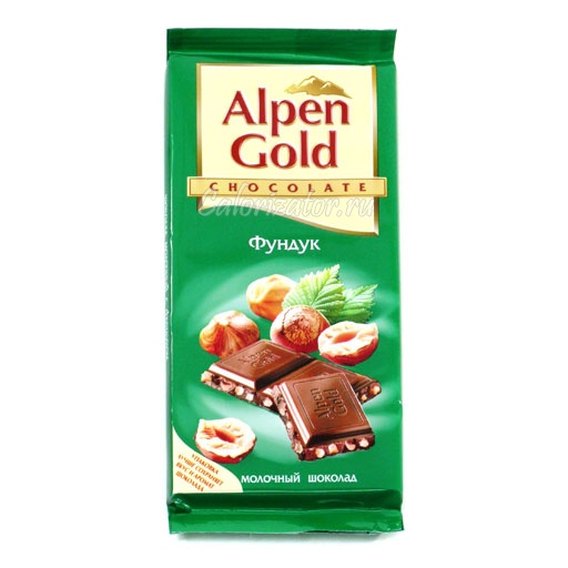 Сколько калорий в плитке шоколада альпен гольд