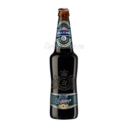 Пиво Балтика №6 Портер - калорийность, полезные свойства, польза и вред, описание - Calorizator.ru
