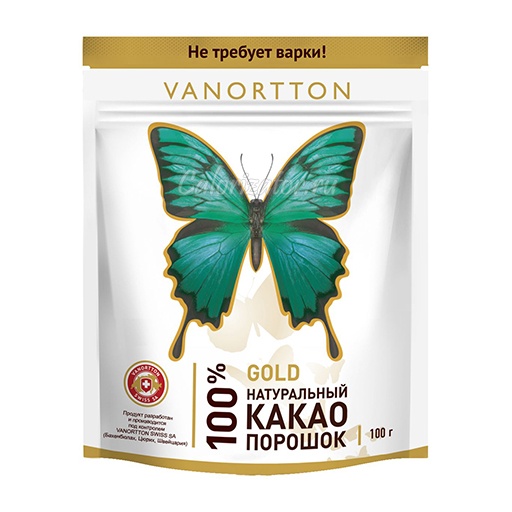 Какао-порошок Vanortton Gold натуральный