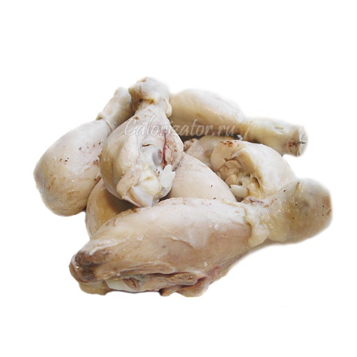 Сколько калорий в голени курицы вареной