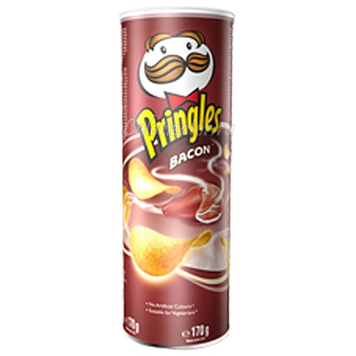 Чипсы Pringles копчёный бекон