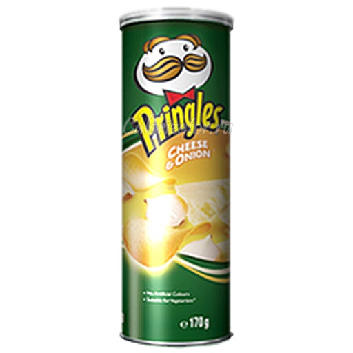 Пищевая ценность в 100 граммах Чипсов Pringles сыр и лук Принглс