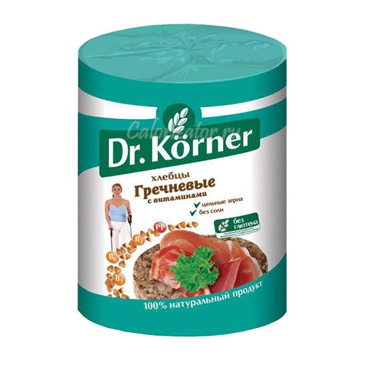Хлебцы Dr.Korner Гречневые с витаминами